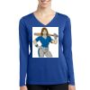 Women's Long Sleeve PosiCharge ® Competitor V Neck Tee Thumbnail