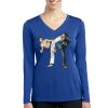 Women's Long Sleeve PosiCharge ® Competitor V Neck Tee Thumbnail