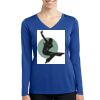 Women's Long Sleeve PosiCharge ® Competitor V Neck Tee Thumbnail