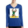 Women's Long Sleeve PosiCharge ® Competitor V Neck Tee Thumbnail
