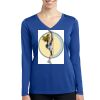 Women's Long Sleeve PosiCharge ® Competitor V Neck Tee Thumbnail