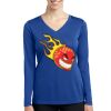 Women's Long Sleeve PosiCharge ® Competitor V Neck Tee Thumbnail