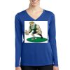Women's Long Sleeve PosiCharge ® Competitor V Neck Tee Thumbnail