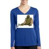 Women's Long Sleeve PosiCharge ® Competitor V Neck Tee Thumbnail