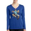 Women's Long Sleeve PosiCharge ® Competitor V Neck Tee Thumbnail
