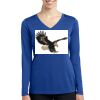 Women's Long Sleeve PosiCharge ® Competitor V Neck Tee Thumbnail