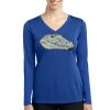 Women's Long Sleeve PosiCharge ® Competitor V Neck Tee Thumbnail
