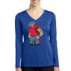 Women's Long Sleeve PosiCharge ® Competitor V Neck Tee Thumbnail