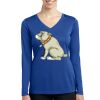 Women's Long Sleeve PosiCharge ® Competitor V Neck Tee Thumbnail