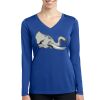 Women's Long Sleeve PosiCharge ® Competitor V Neck Tee Thumbnail