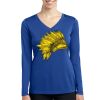 Women's Long Sleeve PosiCharge ® Competitor V Neck Tee Thumbnail