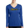 Women's Long Sleeve PosiCharge ® Competitor V Neck Tee Thumbnail