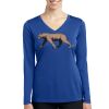 Women's Long Sleeve PosiCharge ® Competitor V Neck Tee Thumbnail