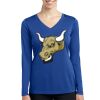 Women's Long Sleeve PosiCharge ® Competitor V Neck Tee Thumbnail
