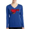 Women's Long Sleeve PosiCharge ® Competitor V Neck Tee Thumbnail