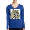 Women's Long Sleeve PosiCharge ® Competitor V Neck Tee Thumbnail