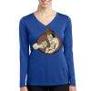 Women's Long Sleeve PosiCharge ® Competitor V Neck Tee Thumbnail