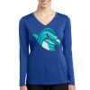 Women's Long Sleeve PosiCharge ® Competitor V Neck Tee Thumbnail