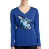 Women's Long Sleeve PosiCharge ® Competitor V Neck Tee Thumbnail