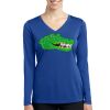 Women's Long Sleeve PosiCharge ® Competitor V Neck Tee Thumbnail