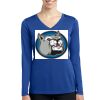 Women's Long Sleeve PosiCharge ® Competitor V Neck Tee Thumbnail