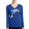 Women's Long Sleeve PosiCharge ® Competitor V Neck Tee Thumbnail