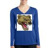 Women's Long Sleeve PosiCharge ® Competitor V Neck Tee Thumbnail