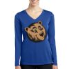 Women's Long Sleeve PosiCharge ® Competitor V Neck Tee Thumbnail
