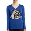 Women's Long Sleeve PosiCharge ® Competitor V Neck Tee Thumbnail