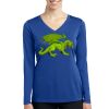 Women's Long Sleeve PosiCharge ® Competitor V Neck Tee Thumbnail