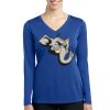 Women's Long Sleeve PosiCharge ® Competitor V Neck Tee Thumbnail