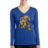 Women's Long Sleeve PosiCharge ® Competitor V Neck Tee Thumbnail