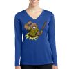 Women's Long Sleeve PosiCharge ® Competitor V Neck Tee Thumbnail