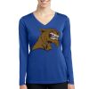 Women's Long Sleeve PosiCharge ® Competitor V Neck Tee Thumbnail