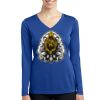 Women's Long Sleeve PosiCharge ® Competitor V Neck Tee Thumbnail