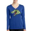 Women's Long Sleeve PosiCharge ® Competitor V Neck Tee Thumbnail