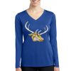Women's Long Sleeve PosiCharge ® Competitor V Neck Tee Thumbnail