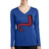 Women's Long Sleeve PosiCharge ® Competitor V Neck Tee Thumbnail