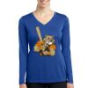 Women's Long Sleeve PosiCharge ® Competitor V Neck Tee Thumbnail