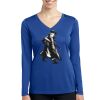Women's Long Sleeve PosiCharge ® Competitor V Neck Tee Thumbnail