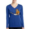Women's Long Sleeve PosiCharge ® Competitor V Neck Tee Thumbnail