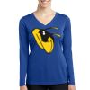 Women's Long Sleeve PosiCharge ® Competitor V Neck Tee Thumbnail