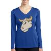 Women's Long Sleeve PosiCharge ® Competitor V Neck Tee Thumbnail