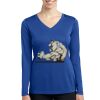 Women's Long Sleeve PosiCharge ® Competitor V Neck Tee Thumbnail