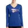 Women's Long Sleeve PosiCharge ® Competitor V Neck Tee Thumbnail