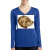 Women's Long Sleeve PosiCharge ® Competitor V Neck Tee Thumbnail