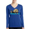 Women's Long Sleeve PosiCharge ® Competitor V Neck Tee Thumbnail