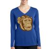 Women's Long Sleeve PosiCharge ® Competitor V Neck Tee Thumbnail