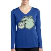 Women's Long Sleeve PosiCharge ® Competitor V Neck Tee Thumbnail