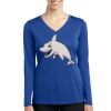 Women's Long Sleeve PosiCharge ® Competitor V Neck Tee Thumbnail
